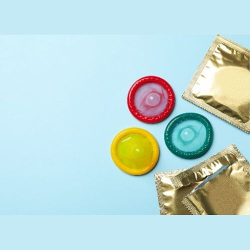 condoms some in wrappers and others not