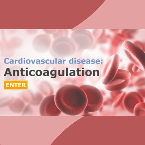 the title of the course with graphics of the red blood cells in the background