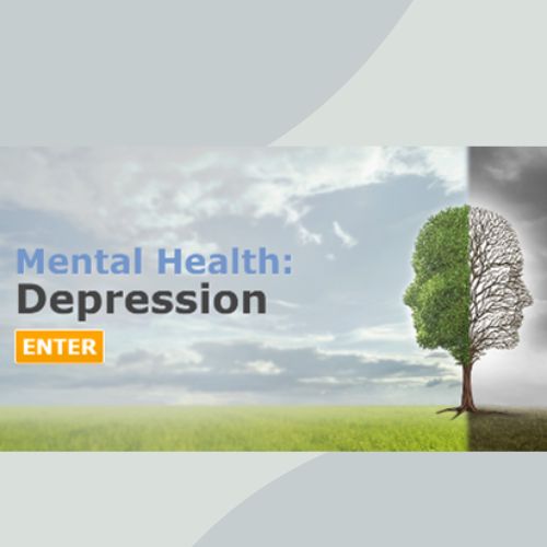 title of the course printed next to image of a tree shaped like the side profile of 2 faces placed back to back, one face has leaves while the other shows just branches