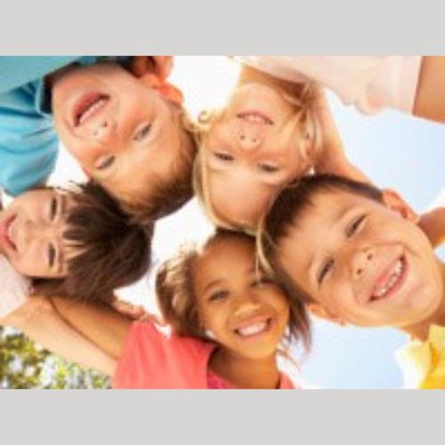 image of five children