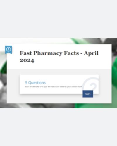 screenshot of the playlist showing the title of Fast pharmacy facts